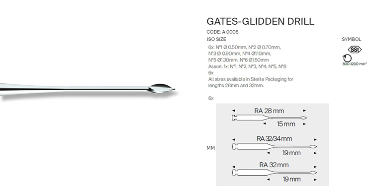 Dentsply Gates Glidden Drill